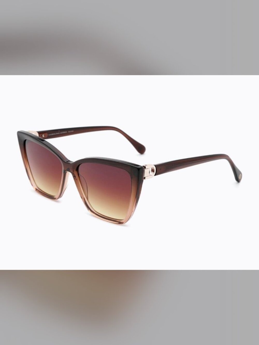 Carolina Lemke Berlin Juliet Sunglasses Ocean Brown NWT